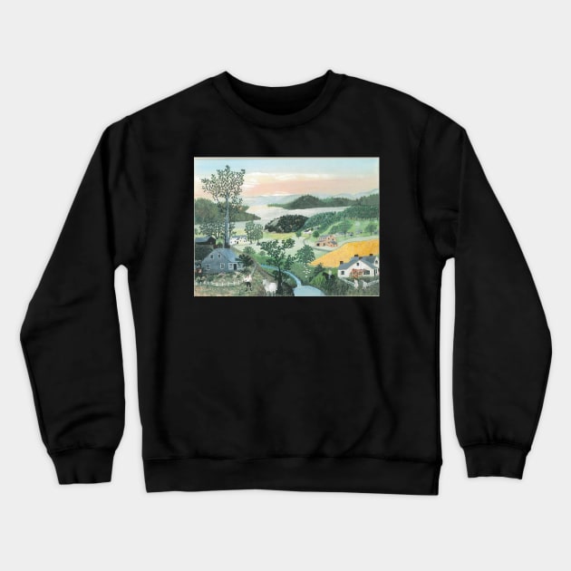 grandma moses Crewneck Sweatshirt by QualityArtFirst